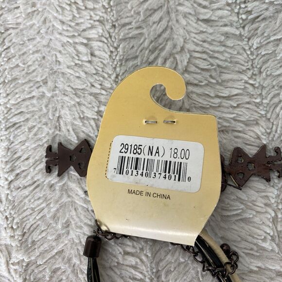 New Western Charm Metal Necklace Earring Set Cowgirl Country Guitar Boot - Picture 8 of 9